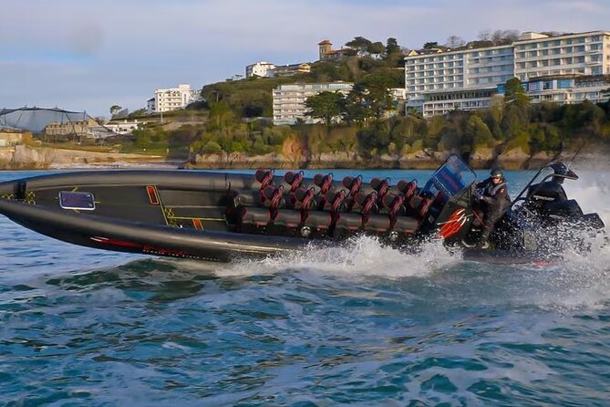 30-Minute Raptor RIB Ride Activity in Torquay - From Torquay Marina to open water