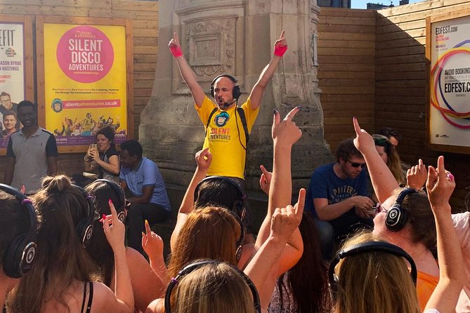 A Silent Disco Adventure in Glasgow - George Square adds a bigger public setting