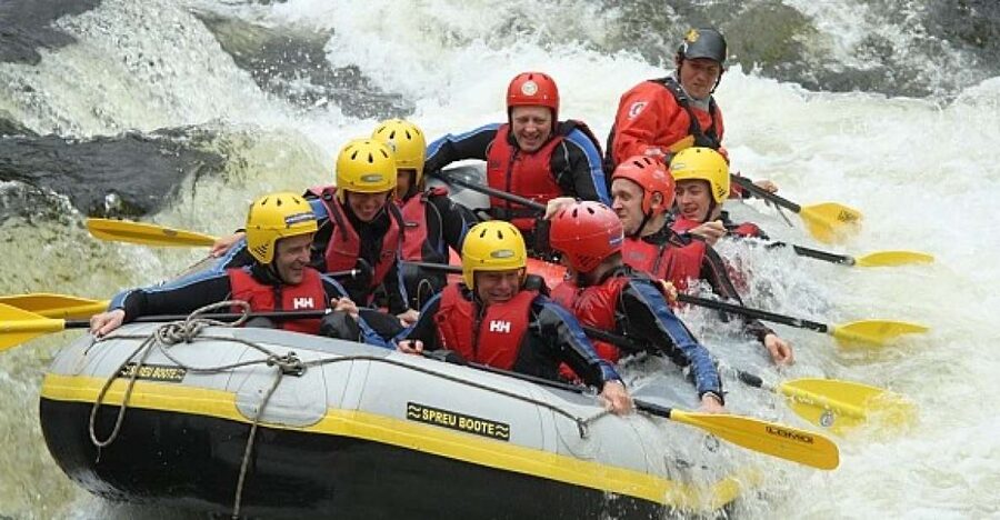 Aberfeldy: Rafting on the River Tay - Starting near Aberfeldy at Splash White Water Rafting