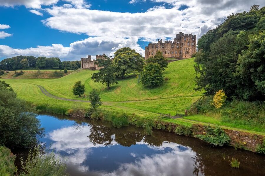 Alnwick Castle and Scottish Borders Tour from Edinburgh - The coach ride from Edinburgh