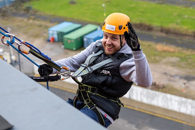 Anfield Abseil with Free Entry to the LFC Museum - Reaching the top of Anfield’s Main Stand