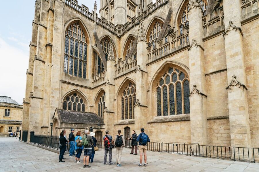 Bath: City Walking Tour with Optional Roman Baths Entry - Bath Abbey and the city center