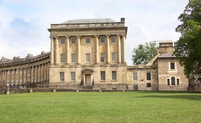 Bath: Private Bridgerton Walking Tour for upto 20 people - The Royal Crescent photo stop