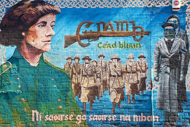 Belfast Famous Black Taxi Tour Political Murals & Peace Wall 2 Hr - St. Peter’s Cathedral and the Bobby Sands mural
