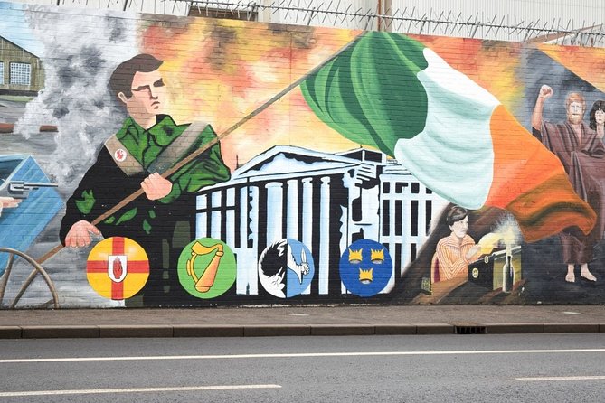 Belfast's Political Mural Taxi Tour - Divis Tower and the Bobby Sands mural