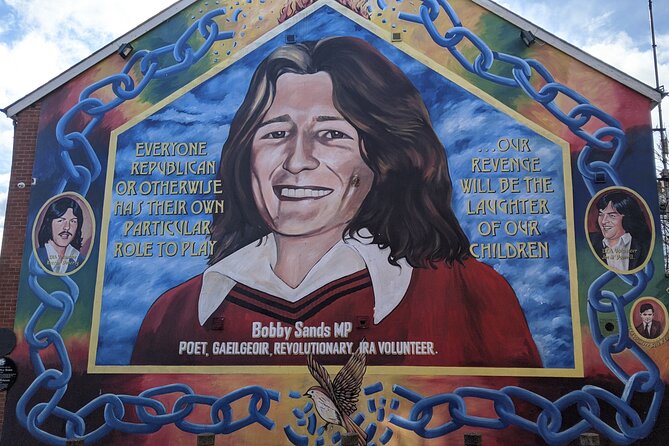 Belfast Troubles Murals Street Art and Peace Wall Walking Tour - Cathedral Quarter: modern art before political murals
