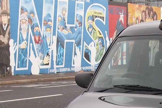 Black Taxi Mural "Tour Like A Local" - Stop one: the Bobby Sands Mural and Falls Road