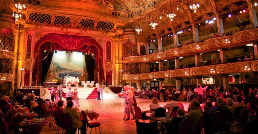 Blackpool: Blackpool Ballroom Entrance Ticket - The famous sprung floor and the dancing