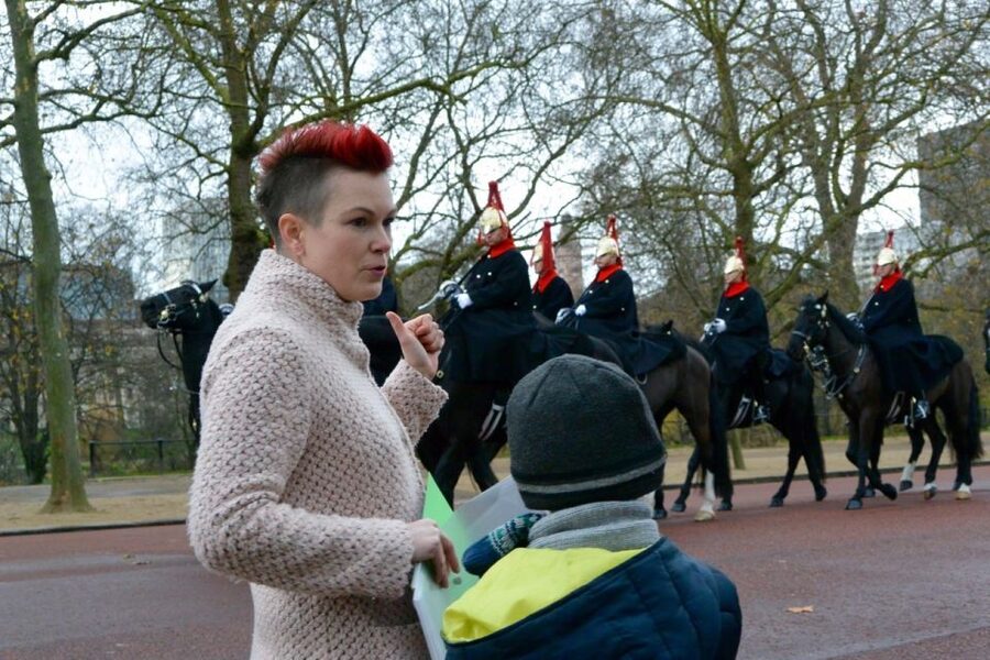 Bobbies, Corgis and the 7 Lions - Trafalgar Square and Nelson in a brandy barrel