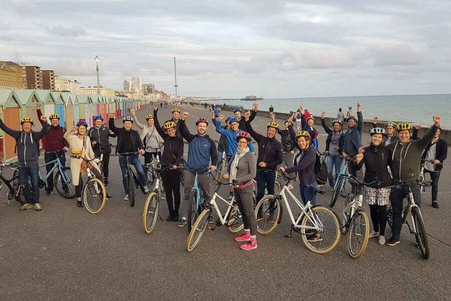 Brighton City Bike Tour - Starting on New Road near Brighton Station