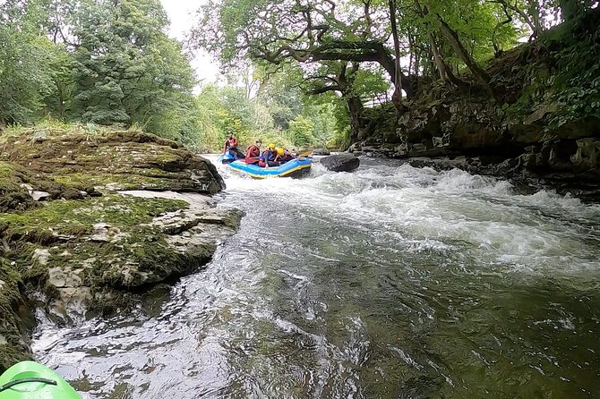 Brilliant White Water Rafting in the Lake District UK - Getting fitted with wetsuits and safety gear