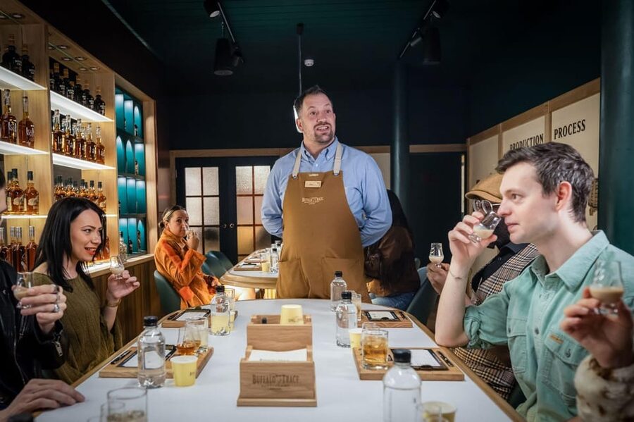 Buffalo Trace Distillery: Whiskey Tasting Experience - First Pour: Buffalo Trace Bourbon