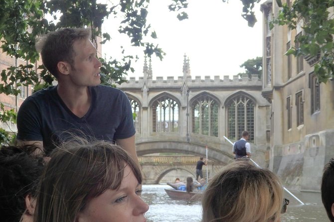 Cambridge University Colleges Guided Punting Tour - Gothic college architecture from the water