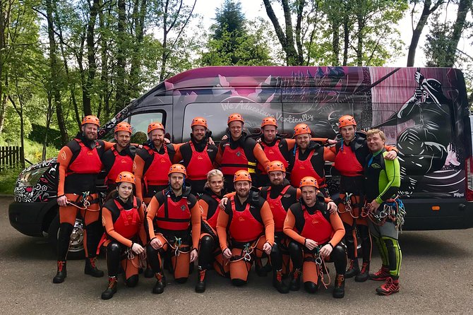 Canyoning Day Trip from Edinburgh - Cliff jumps, rock slides, and waterfall abseils