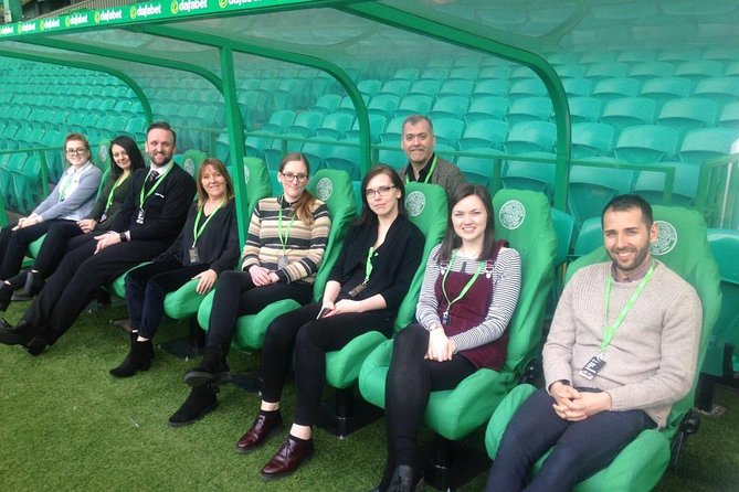 Celtic Park Tour & Dine Package - Dressing room, boardroom, and the walk to the pitch
