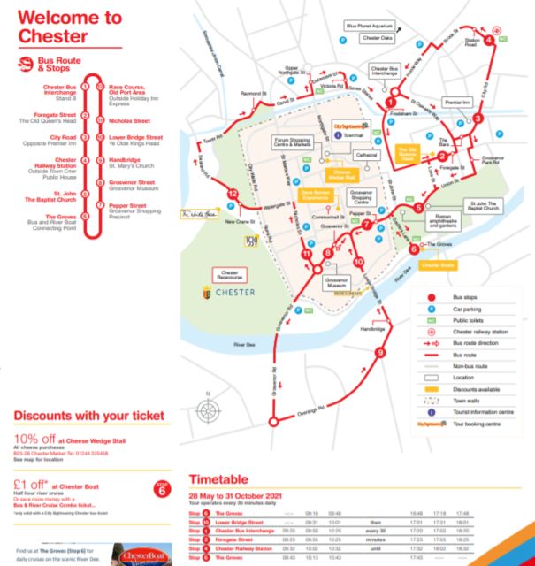 Chester: City Sightseeing Hop-On Hop-Off Bus Tour - Weather, comfort, and accessibility