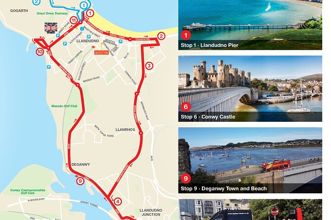 City Sightseeing Llandudno Hop-On Hop-Off Bus Tour - Commentary, headphones, and the open-top experience