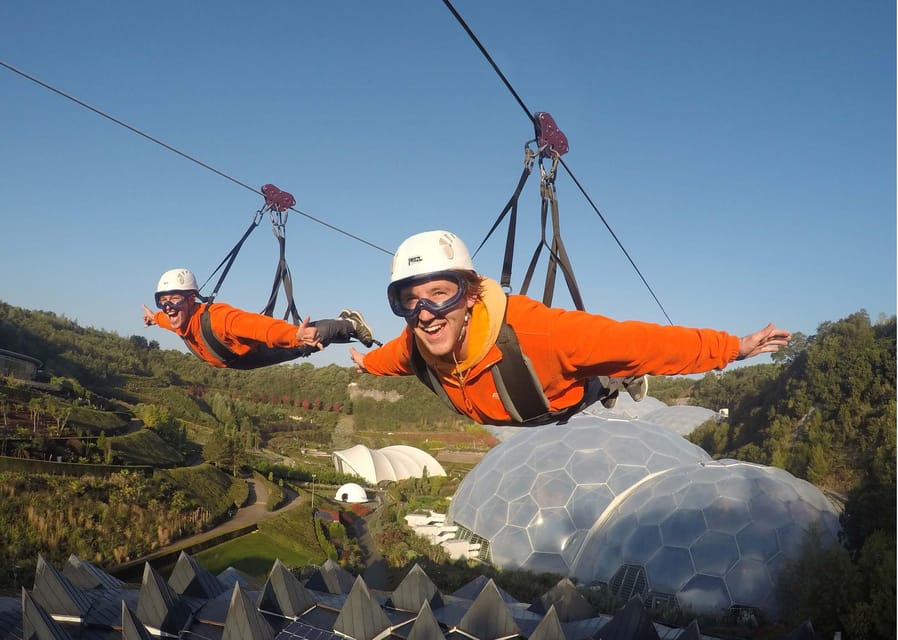 Cornwall: Eden Project Zip Wire Experience - Key points at a glance