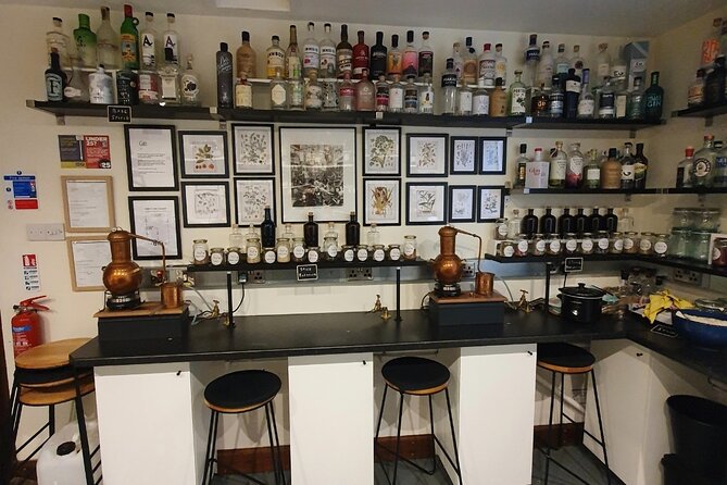 Distill a bottle of Gin on mini copper stills - Tasting, bottling, and wax-sealing the result