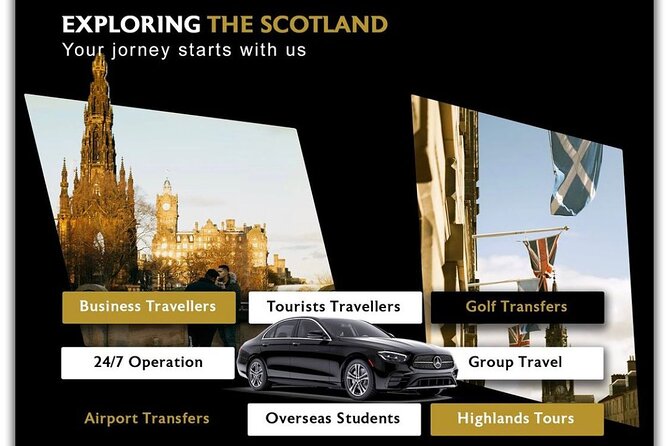 Edinburgh Airport Transfer to or Anywhere in Uk - What happens after you land at Edinburgh Airport