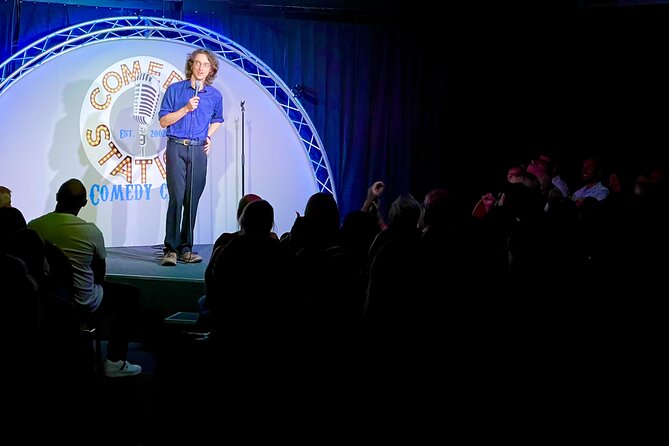 Friday & Saturday night comedy club entry - The humor may be traditional and direct