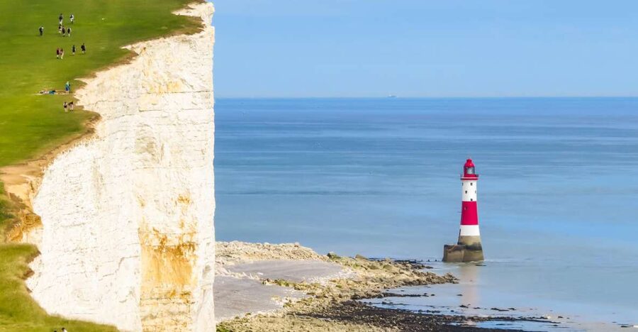 From Brighton: Seven Sisters and South Downs Tour - The Long Man of Wilmington and the old village roads