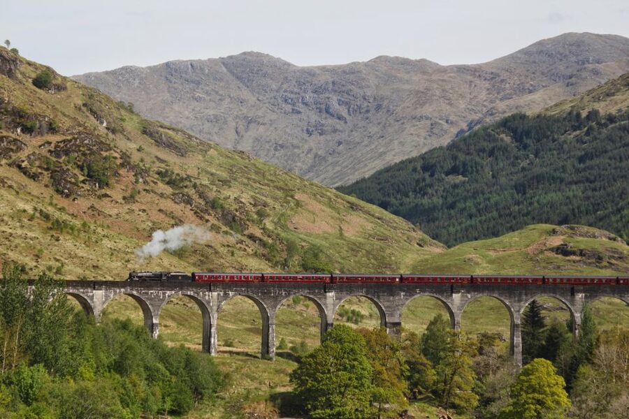 From Edinburgh: Hogwarts Express and Scottish Highlands Tour - The return through Fort William and the Highlands