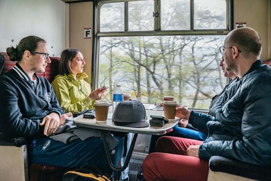 From Edinburgh: Magical Highlands Tour with Jacobite Train - The long return through Pitlochry