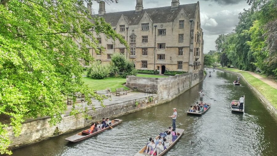 From London: Oxford and Cambridge Guided Day Tour - Cambridge from St. Mary’s church tower