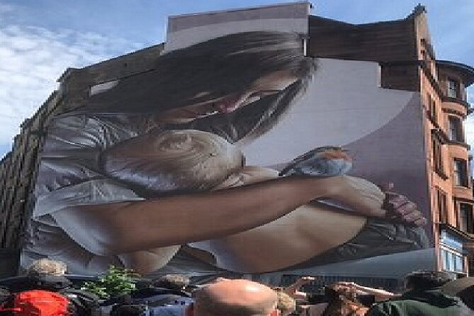 Gander Walking Tours in Glasgow - St. Mungo street art on High Street