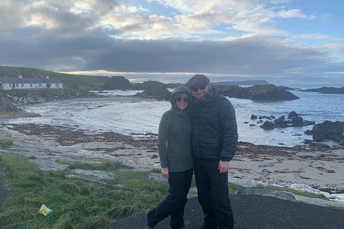 Giant's Causeway Tours - Carrick-a-Rede Rope Bridge: the first big test