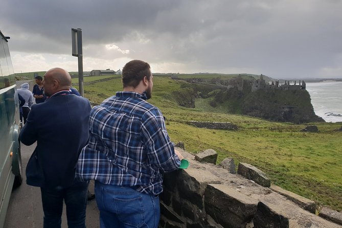 Giants Causeway, Rope Bridge, Carrickfergus Castle and Dark Hedges Tour - Carrick-a-Rede from Portaneevy Viewpoint