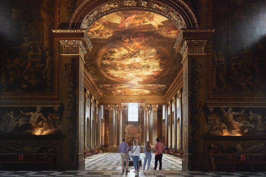 Greenwich: Painted Hall Entry and Old Royal Naval College - The former Mars installation