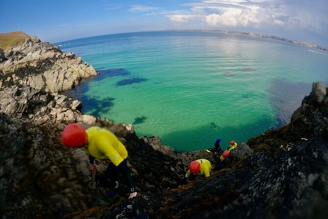 Half-Day Coasteering in Newquay Cornwall - Swimming, climbing, and jumping along the coast