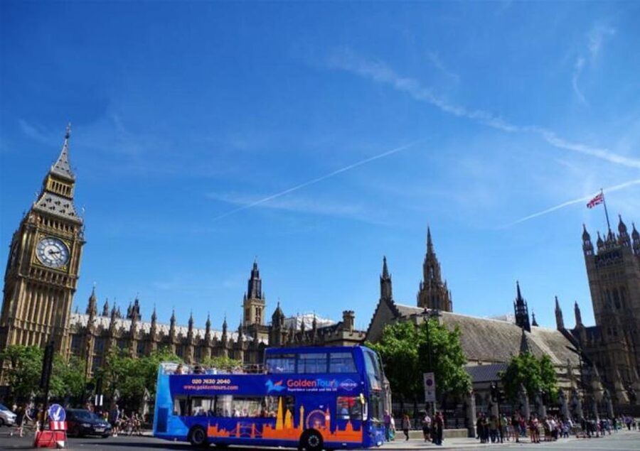 Hop-on Hop-off London Bus Tour & The London Eye - Buckingham Palace and Westminster by bus