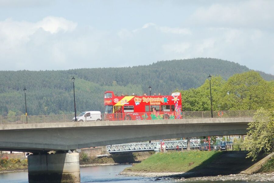 Inverness: City Sightseeing Hop-On Hop-Off Bus Tour - Telford Street and the final part of the loop