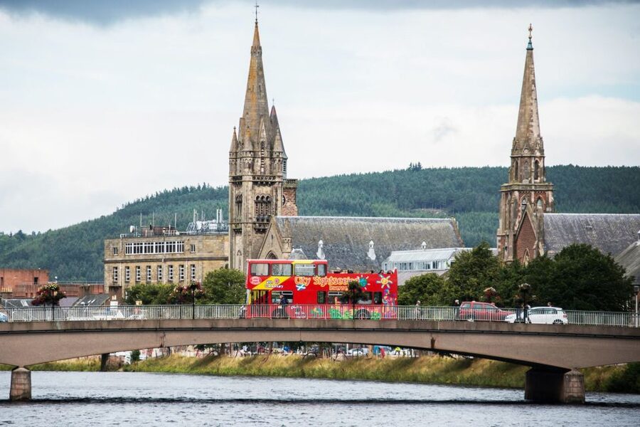 Inverness: City Sightseeing Hop-On Hop-Off Bus Tour - Stop 1 to Inverness Castle and the old town