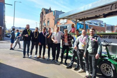LIverpool beer or prosecco bike tour