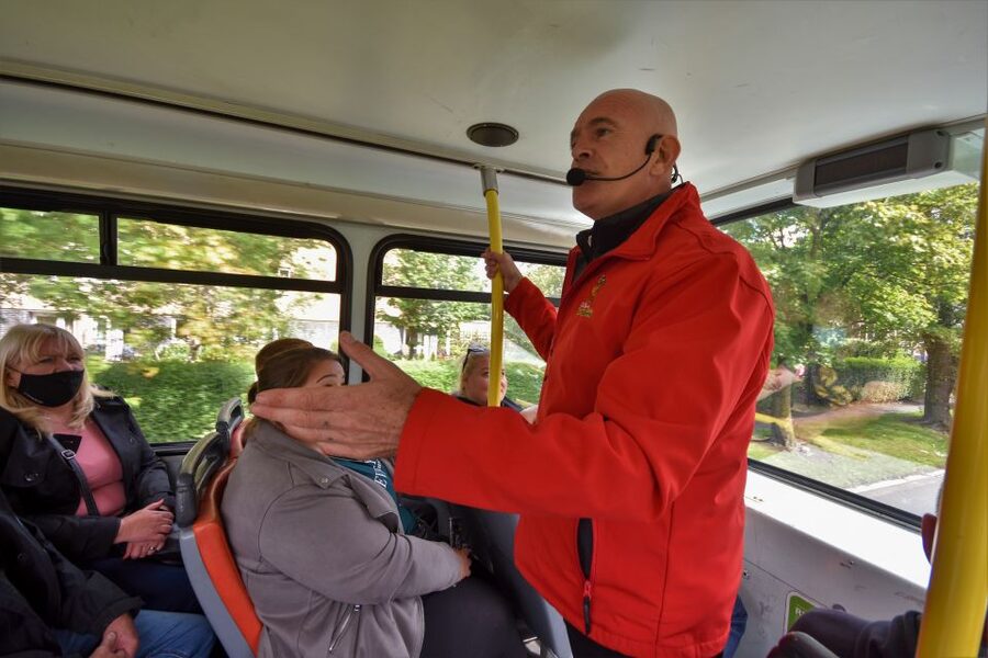 Liverpool: Open-Top Sightseeing Hop-On Hop-Off Bus Tour - Cains Brewery Village and the return to the dock