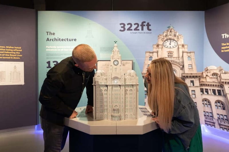 Liverpool: Royal Liver Building 360° Tower Tour - The first platform and the view toward Wales