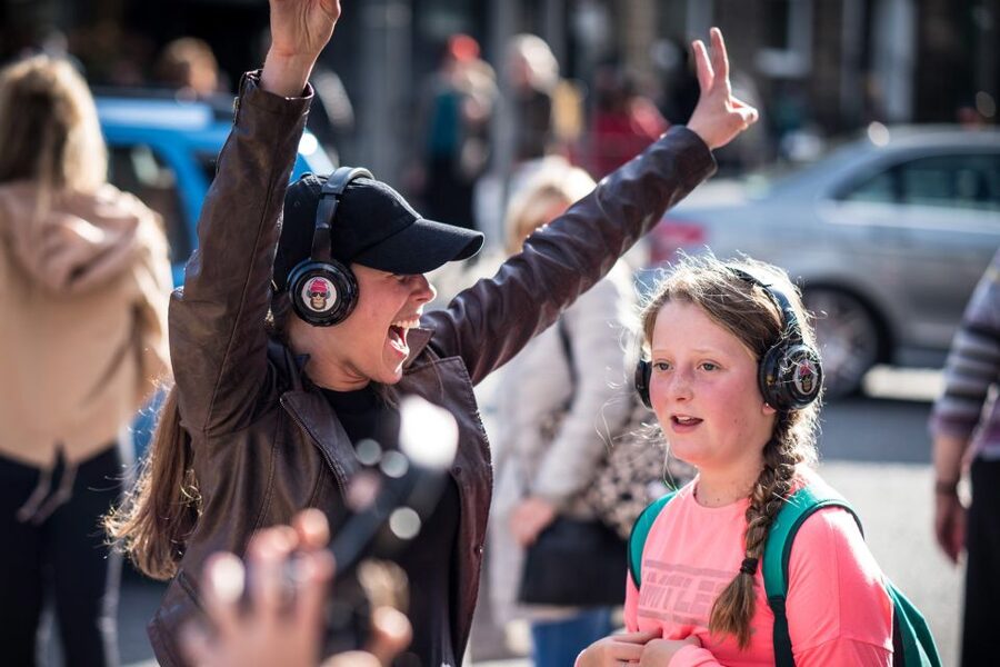 Liverpool: Silent Disco Adventure Tour - Moving through Liverpool’s central streets