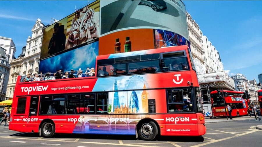 London: 24-Hour Hop-On Hop-Off Bus Pass - Start at Marble Arch or Piccadilly