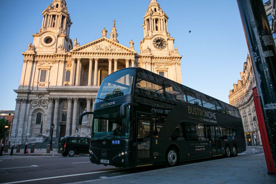 London: 4 Course Lunch Tour by Luxury Coach Bustronome - Wine pairing and drinks