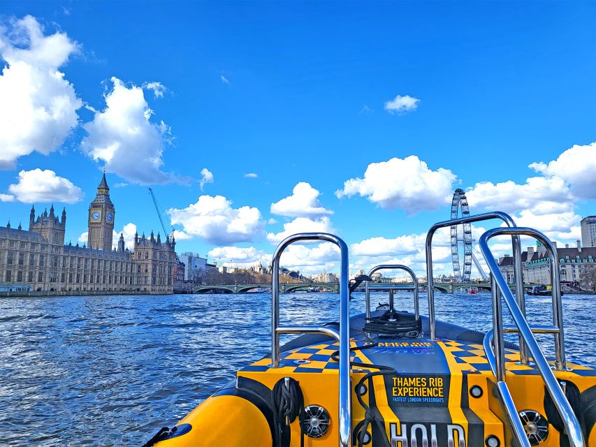 London: 70-Minute Thames Barrier Speedboat Tour - Through the Docklands to Greenwich and The O2