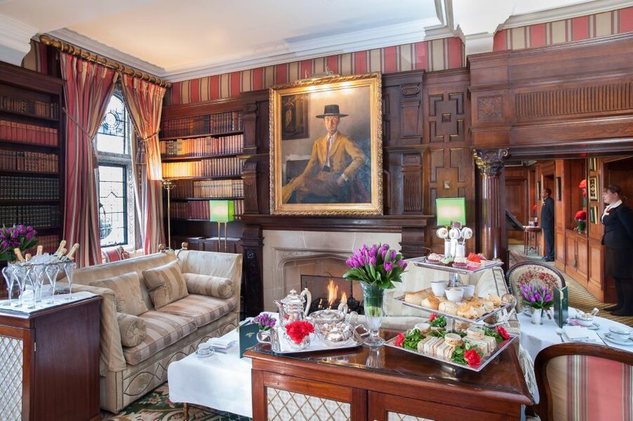 London: Afternoon Tea at The Milestone with Champagne Option - Fresh scones with clotted cream and preserve