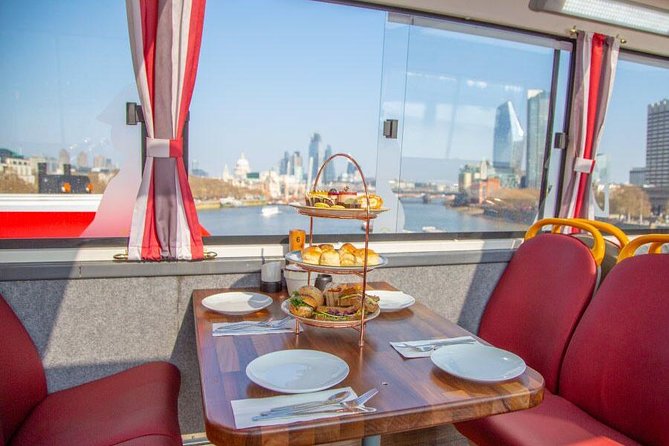 London Afternoon Tea Bus with Panoramic Tour - The London Eye and the South Bank