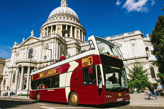 London Big Bus Hop-On Hop-Off Tour with Optional River Cruise - The blue route for King’s Cross and the British Museum