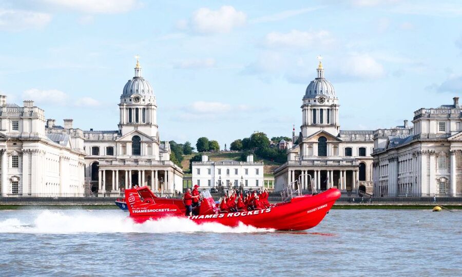 London: Break the Barrier Speed Boat Ride - Bankside Pier begins with a safety briefing