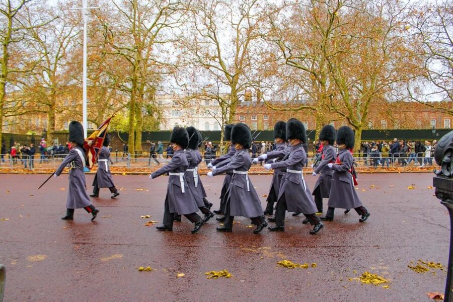 London: Buckingham Palace & Changing of the Guard Experience - Whitehall and the walk toward Westminster