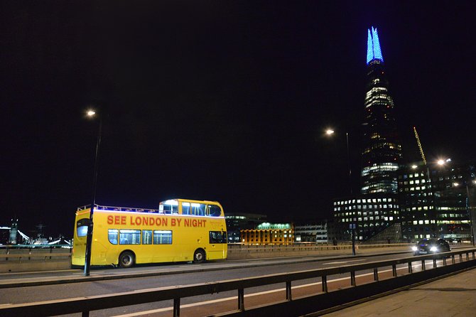 London by Night Sightseeing Tour - Open Top Bus - Kensington, the Royal Albert Hall, and Harrods